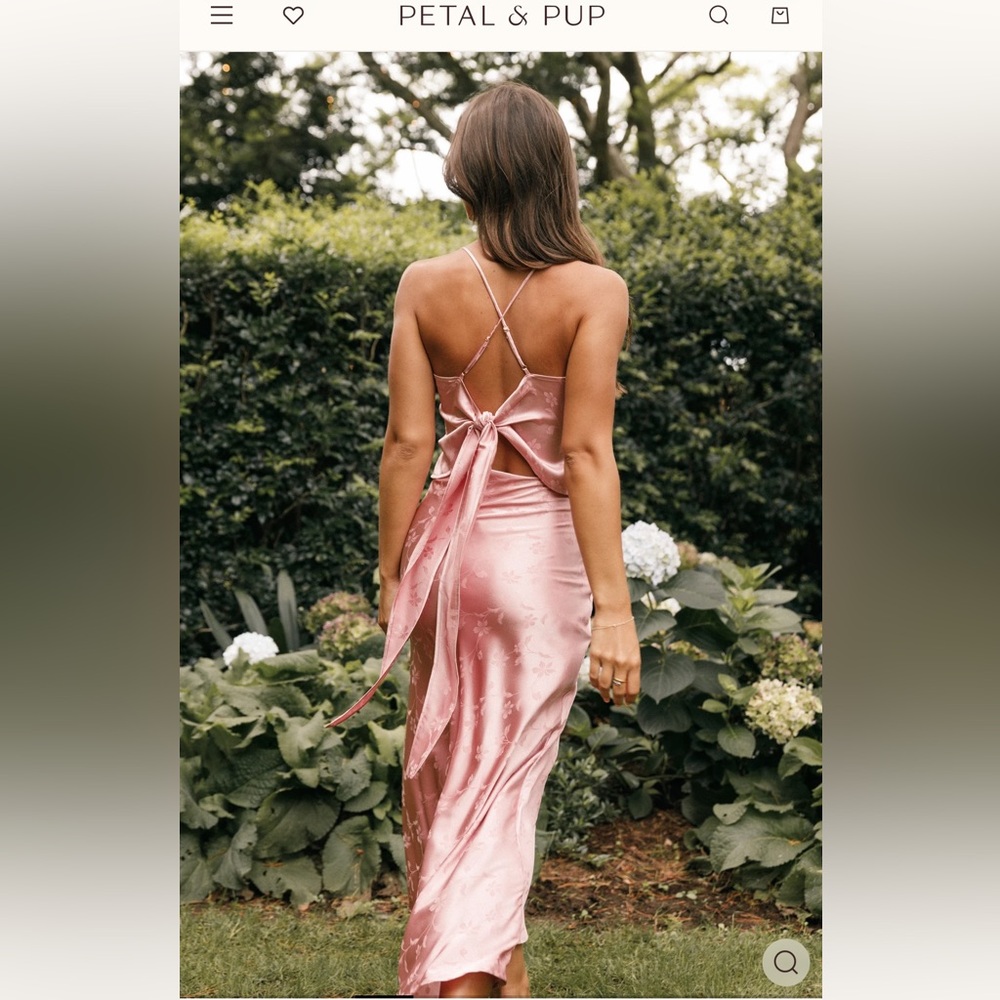 Petal & Pup Belle Two Piece Set - Dusty Rose - Picture 3 of 4